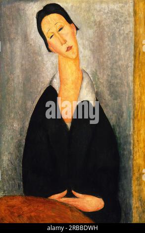 Portrait d'une femme polonaise 1919 ; Paris, France par Amedeo Modigliani Banque D'Images