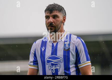 York, Royaume-Uni. 08 juillet 2023. L'attaquant Callum Paterson (13) de Sheffield Wednesday lors du match amical York City vs Sheffield Wednesday au LNER Community Stadium, York, Royaume-Uni, le 8 juillet 2023 Credit : Every second Media/Alamy Live News Banque D'Images