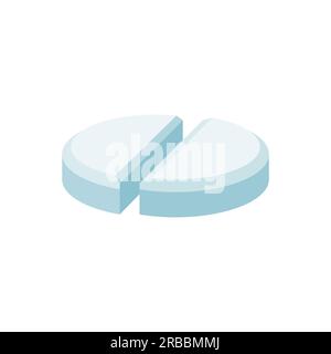 Medicine Capsules illustration vectorielle dans la conception de style plat Illustration de Vecteur
