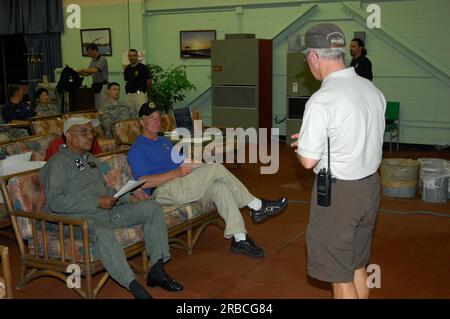 Visite des îles du Pacifique : visite du secrétaire Dirk Kempthorne et des assistants à Hawaï Banque D'Images