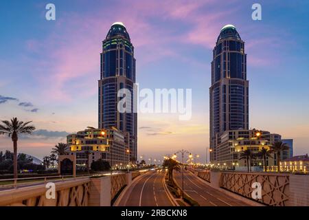 Tour UDC Pearl Qatar Banque D'Images