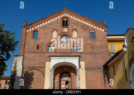 Morimondo, Italie juillet 8 2023 - district de Milan, Lombardie, Italie, Europe, abbaye cistercienne de Morimondo Banque D'Images