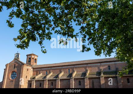 Morimondo, Italie juillet 8 2023 - district de Milan, Lombardie, Italie, Europe, abbaye cistercienne de Morimondo Banque D'Images