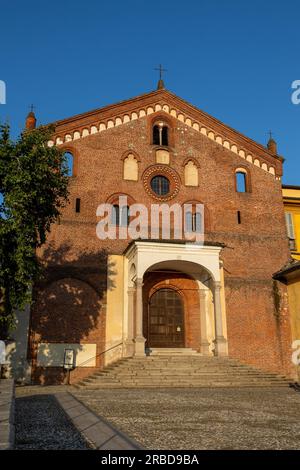 Morimondo, Italie juillet 8 2023 - district de Milan, Lombardie, Italie, Europe, abbaye cistercienne de Morimondo Banque D'Images