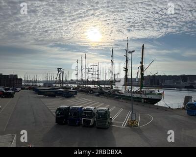 06/24/2023 Kiel Allemagne : windjammer parade du grand marin Alexander von Humboldt 2 Banque D'Images