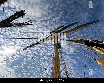 06/24/2023 Kiel Allemagne : windjammer parade du grand marin Alexander von Humboldt 2 Banque D'Images