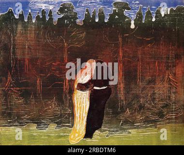 Vers la Forêt II 1915 par Edvard Munch Banque D'Images
