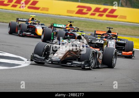 17 BENAVIDES Brad (spa), PHM Racing by Charouz, Dallara F2, action lors de la 8e manche du Championnat FIA de Formule 2 2023 du 7 au 9 juillet 2023 sur le circuit de Silverstone, à Silverstone, Royaume-Uni - photo Xavi Bonilla / DPPI Banque D'Images