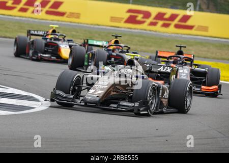 17 BENAVIDES Brad (spa), PHM Racing by Charouz, Dallara F2, action lors de la 8e manche du Championnat FIA de Formule 2 2023 du 7 au 9 juillet 2023 sur le circuit de Silverstone, à Silverstone, Royaume-Uni Banque D'Images