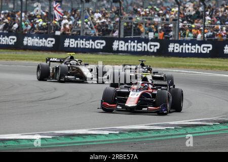 21 NOVALAK Clement (fra), Trident Racing, Dallara F2, action lors de la 8e manche du Championnat FIA de Formule 2 2023 du 7 au 9 juillet 2023 sur le circuit de Silverstone, à Silverstone, Royaume-Uni Banque D'Images