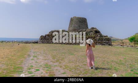 Le Nuraghe Santu Antine est le plus haut Nuraghe de Sardaigne Banque D'Images