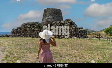 Le Nuraghe Santu Antine est le plus haut Nuraghe de Sardaigne Banque D'Images