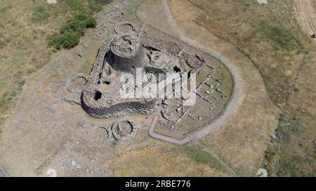 Le Nuraghe Santu Antine est le plus haut Nuraghe de Sardaigne Banque D'Images