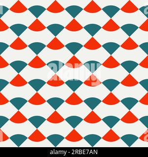 Motif mosaïque sans couture Vector - conception géométrique colorée. Arrière-plan à la mode abstrait répétable. Texture moderne et élégante. Illustration de Vecteur