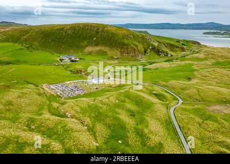 Église St Marys par Lagg, comté de Donegal, Irlande. Banque D'Images