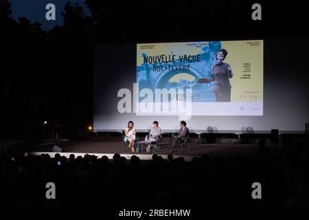 Rome, Italie. 08 juillet 2023. Soirée d'ouverture du festival du film 'Nouvelle vague sul Tevere' à Casa del Cinema à Rome (photo de Matteo Nardone/Pacific Press/Sipa USA) crédit : SIPA USA/Alamy Live News Banque D'Images