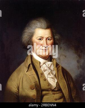 Portrait du Colonel John Cox 1793 par Charles Willson Peale Banque D'Images