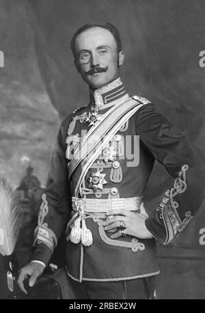 Adolphe II, Prince de Schaumbourg-lippe 1917 par Nicola Perscheid Banque D'Images