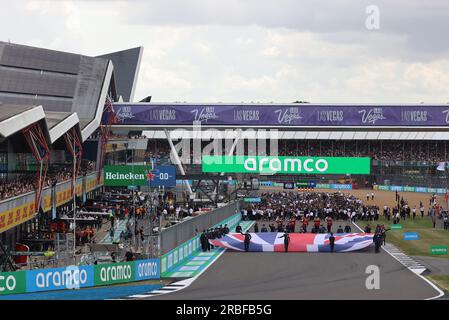 Silverstone, Royaume-Uni. 09 juillet 2023. Atmosphère de grille. 09.07.2023. Formula 1 World Championship, Rd 11, British Grand Prix, Silverstone, Angleterre, Jour de la course. Le crédit photo doit se lire : XPB/Press Association Images. Crédit : XPB Images Ltd/Alamy Live News Banque D'Images