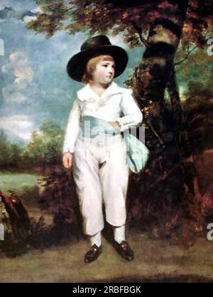 John Charles Spencer, vicomte Althorp 1786 par Joshua Reynolds Banque D'Images