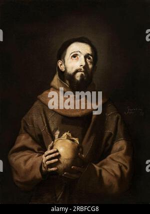 St. François d'Assise 1643 ; Naples, Italie de Jusepe de Ribera Banque D'Images