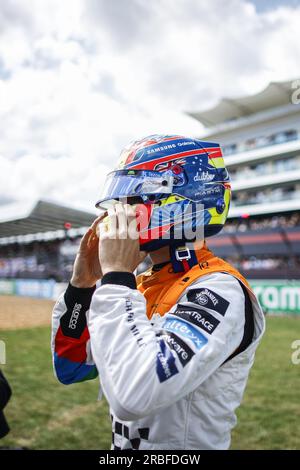 PIASTRI Oscar (aus), McLaren F1 Team MCL60, portrait lors du Grand Prix de Grande-Bretagne de Formule 1 Aramco 2023, 10e manche du Championnat du monde de Formule 1 2023 du 7 au 9 juillet 2023 sur le circuit de Silverstone, à Silverstone, Royaume-Uni Banque D'Images