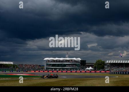 01 VERSTAPPEN Max (nld), Red Bull Racing RB19, action lors du Grand Prix de Grande-Bretagne de Formule 1 Aramco 2023, 10e manche du Championnat du monde de Formule 1 2023 du 7 au 9 juillet 2023 sur le circuit de Silverstone, à Silverstone, Royaume-Uni Banque D'Images