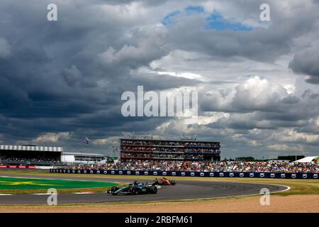 18 STROLL lance (CAN), Aston Martin F1 Team AMR23, action lors du Grand Prix de Grande-Bretagne de Formule 1 Aramco 2023, 10e manche du Championnat du monde de Formule 1 2023 du 7 au 9 juillet 2023 sur le circuit de Silverstone, à Silverstone, Royaume-Uni Banque D'Images