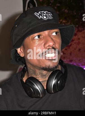 Miami Beach, États-Unis. 08 juillet 2023. Nick Cannon à Miami Beach, FL pendant Miami Swim week le 8 juillet 2023. (Photo de Michele Eve Sandberg/Sipa USA) crédit : SIPA USA/Alamy Live News Banque D'Images