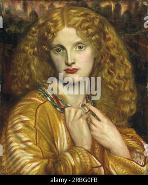 Hélène de Troie 1863 de Dante Gabriel Rossetti Banque D'Images