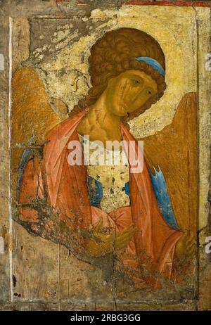 Archange Michael 1414 ; Zvenigorod, Fédération de Russie par Andrei Rublev Banque D'Images