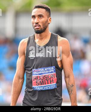 Manchester, Royaume-Uni. 9 juillet 2023 ; Manchester Regional Arena, Manchester, Lancashire, Angleterre; 2023 Muller UK Athletics Championships Manchester ; Matthew Hudson-Smith crédit : action plus Sports Images/Alamy Live News Banque D'Images