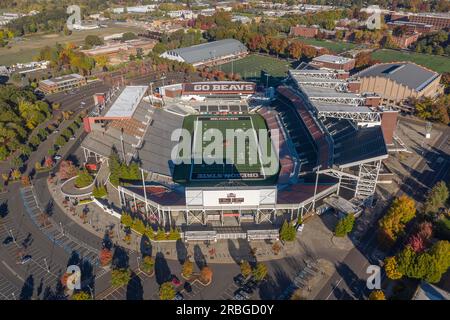 14 octobre 2018, Corvallis, Oregon, États-Unis : le Reser Stadium est un stade sportif en plein air situé dans le nord-ouest des États-Unis, sur le campus de l'État de l'Oregon Banque D'Images