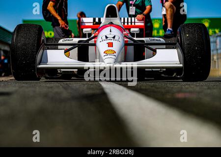 McLaren MP4/7a (Ayrton Senna (BRA) saison 1992) en FORMULE 1 ARAMCO BRITISH GRAND PRIX 2023 - jUL7-9 Silverstone, Grande Bretagne Banque D'Images