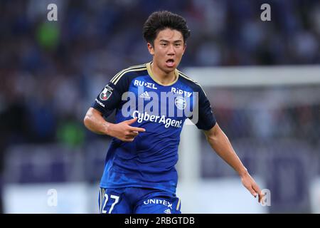 Stade national du Japon, Tokyo, Japon. 9 juillet 2023. Yu Hirakawa (Zelvia), 9 JUILLET 2023 - football/football : 2023 J2 League Match entre le FC Machida Zelvia - Tokyo Verdy au Japan National Stadium, Tokyo, Japon. Crédit : YUTAKA/AFLO SPORT/Alamy Live News Banque D'Images
