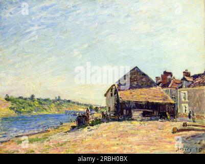 Saint Mammes 1885 par Alfred Sisley Banque D'Images