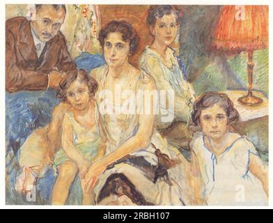 Le médecin de famille János Plesch 1928 de Max Slevogt Banque D'Images