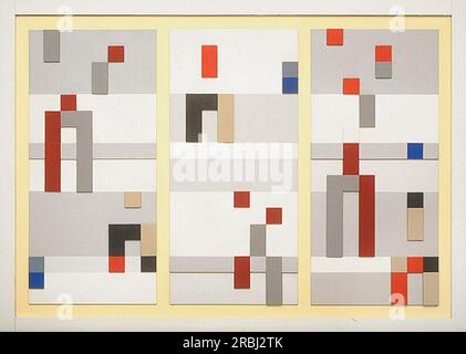 Composition verticale et horizontale 1928 de Sophie Taeuber-ARP Banque D'Images