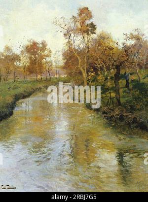 Automne de Frits Thaulow Banque D'Images