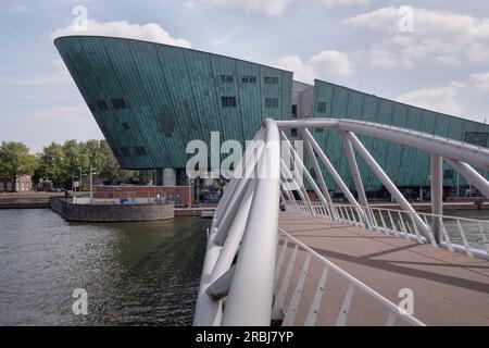 Musée des Sciences NEMO, Amsterdam, province de Hollande du Nord, pays-Bas, Europe Banque D'Images