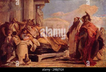 Mort de Dido 1770 par Giovanni Battista Tiepolo Banque D'Images