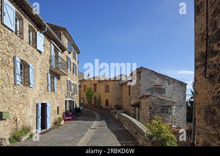 Tourtour, Var, Provence-Alpes-Côte d'Azur, France Banque D'Images