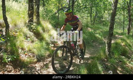 Course Vetona à Bejar VTT le 15 juin 2019 Banque D'Images