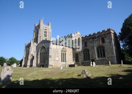 Église Sainte-Marie-Vierge, Newport, Essex Banque D'Images