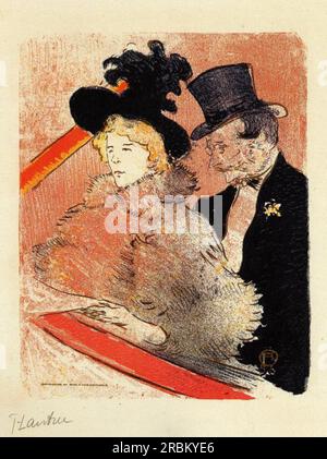 Au concert 1896 d'Henri de Toulouse-Lautrec Banque D'Images