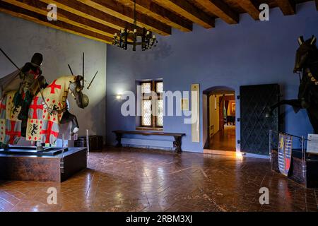 France, Aveyron (12), Belcastel, labellisés les plus beaux villages de France Banque D'Images