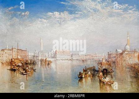 Vue sur Venise. Le Palais Ducal, Dogana et une partie de San Giorgio 1841 par J.M.W. Turner Banque D'Images