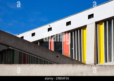 Maison de la Culture le Corbusier, site le Corbusier, Firminy, France Banque D'Images