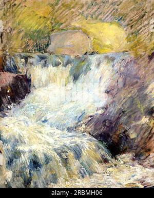 Horseneck Falls de John Henry Twachtman Banque D'Images