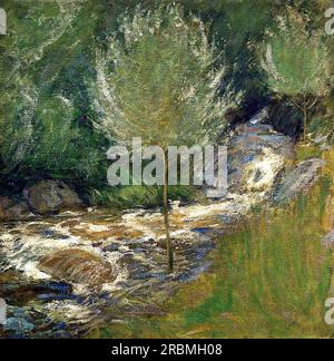 The Brook, Greenwich, Connecticut (alias Horseneck Falls, Greenwich, Connecticut) 1900 par John Henry Twachtman Banque D'Images